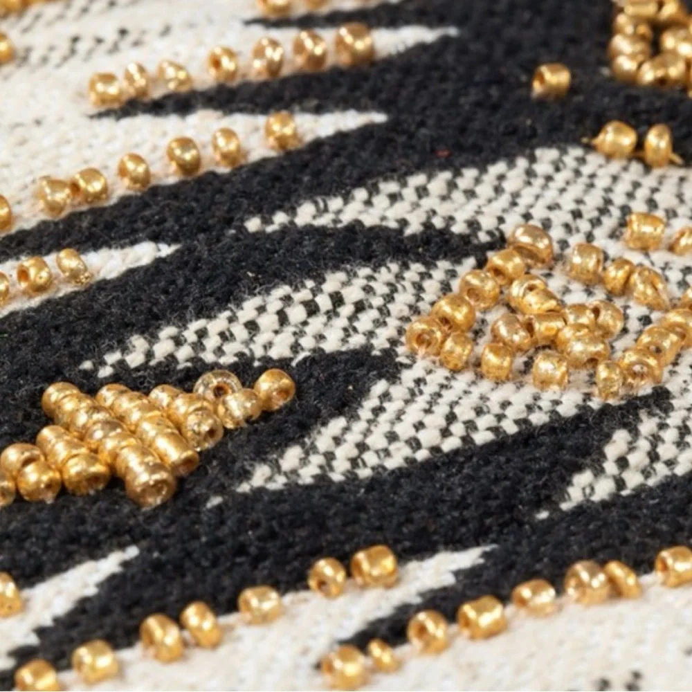 Stylish Black and Gold Clutch